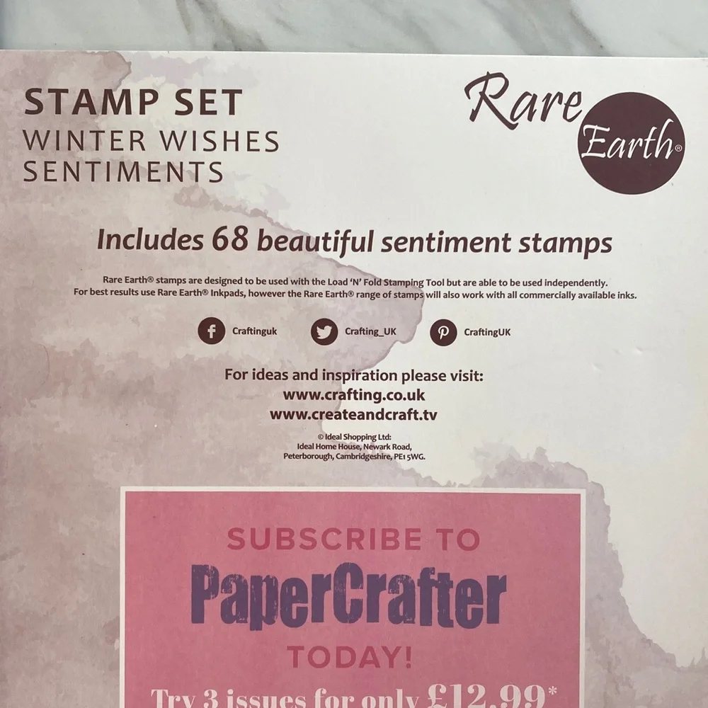 Homemaker Rare Earth Winter Wonderland and Winter Wishes Stamp Sets
